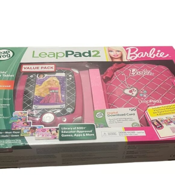 Leapfrog LeapPad2 Explorer Totally Barbie Bundle Learning Tablet 🆕SHIPS⌚😮‍💨⚡ - Picture 4 of 16